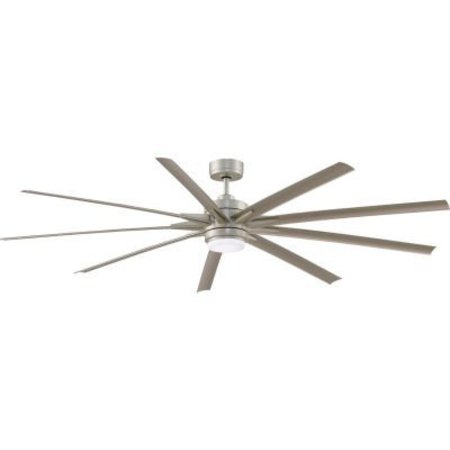 FANIMATION Odyn - 84 inch - Brushed Nickel with Brushed Nickel Blades and LED Light Kit FPD8159BNWBN
